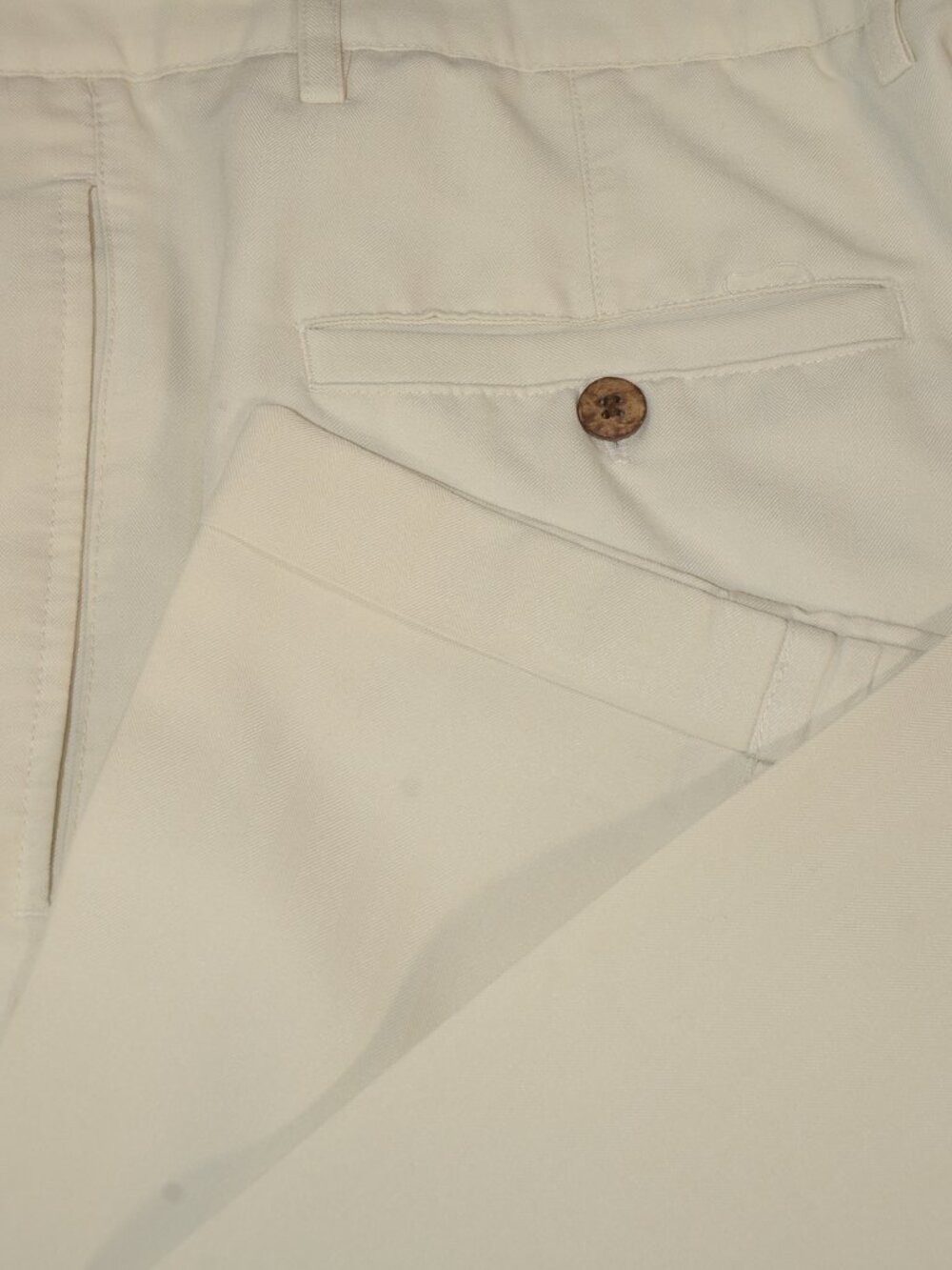 Havana Jack's Cafe Pleated Pants -- Tropical Blend -- Cream 37/38x32